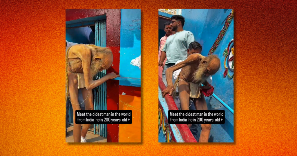 Oldest man in the world India video