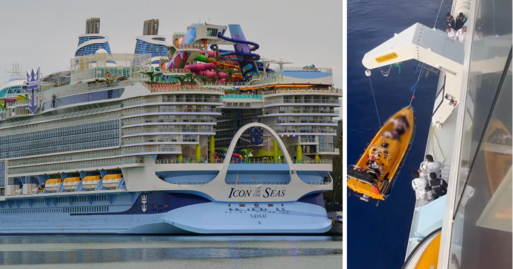 Royal Caribbean icon of the seas man overboard