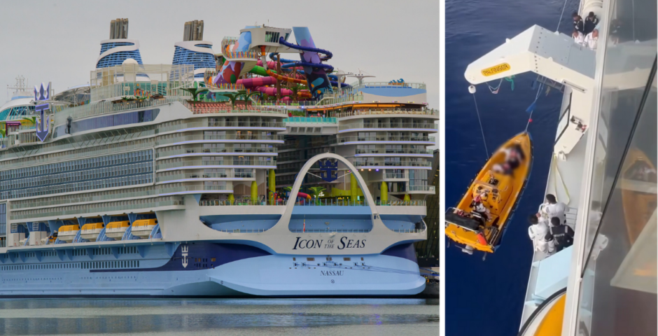 Royal Caribbean icon of the seas man overboard