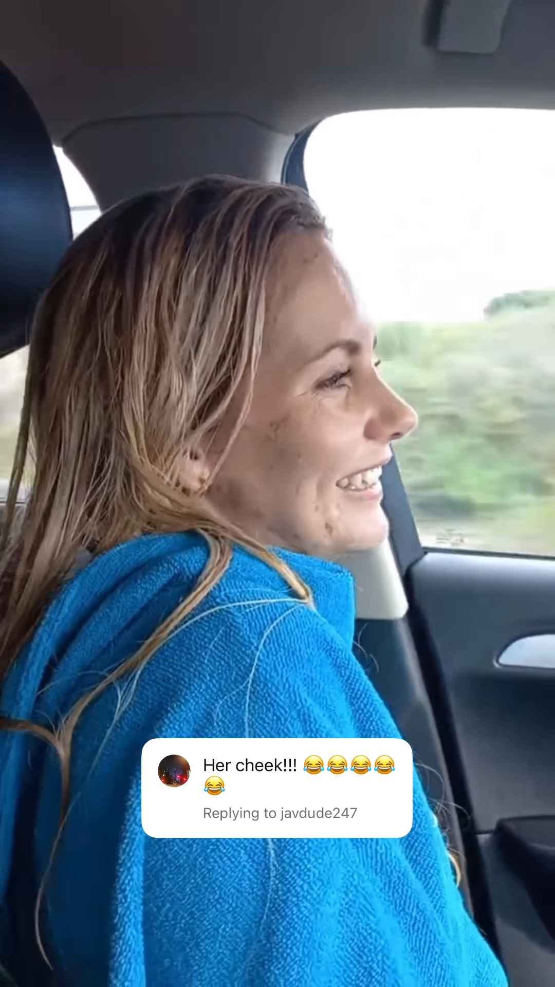 influencer after swimming in sewage