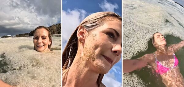 michelle sky hayward an influencer supposedly swimming in sewage