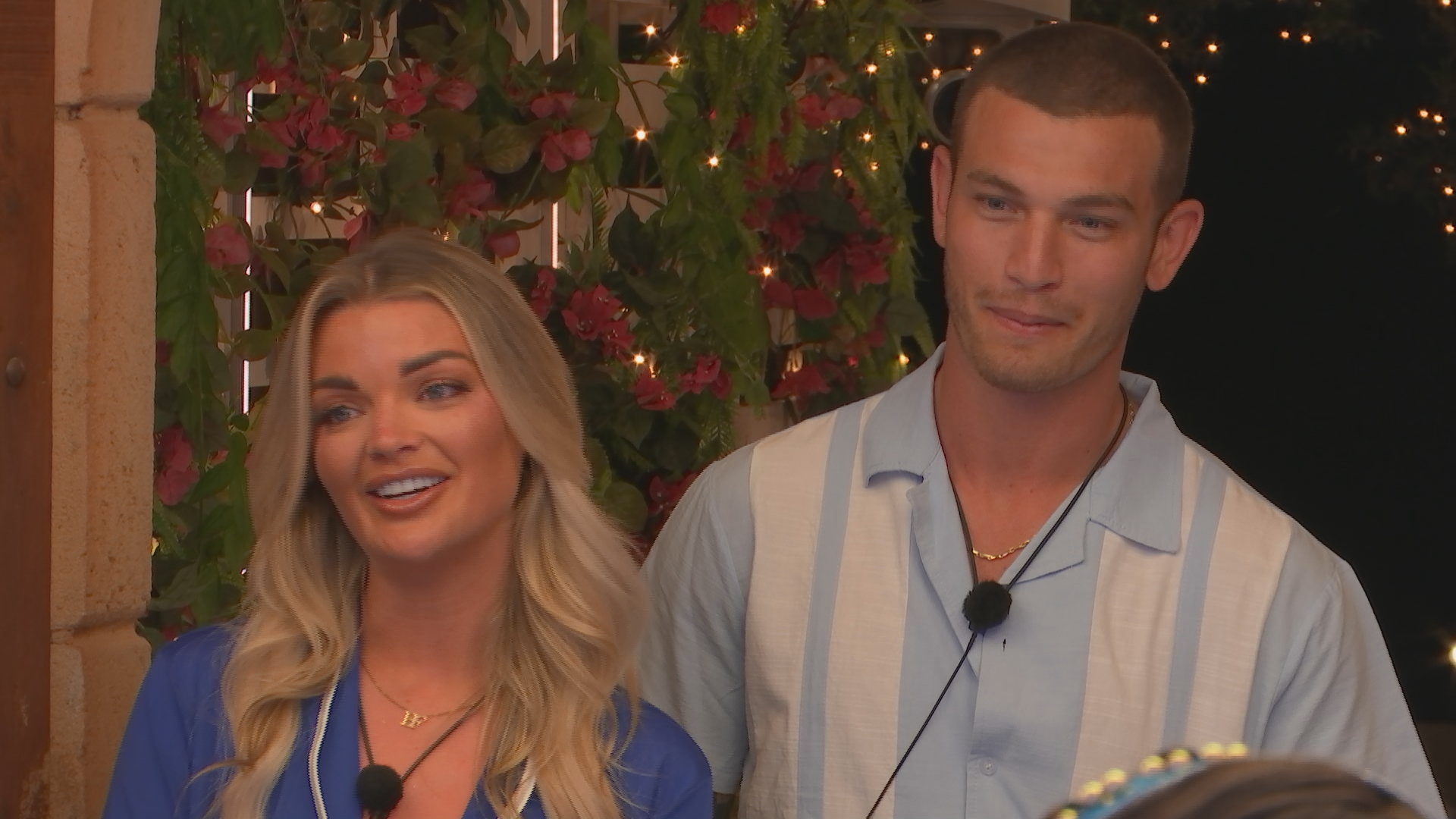 Helena and Blu on Love Island 2025