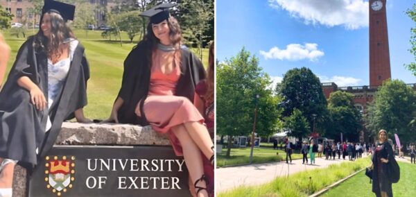 university of birmingham and university of exeter students graduating