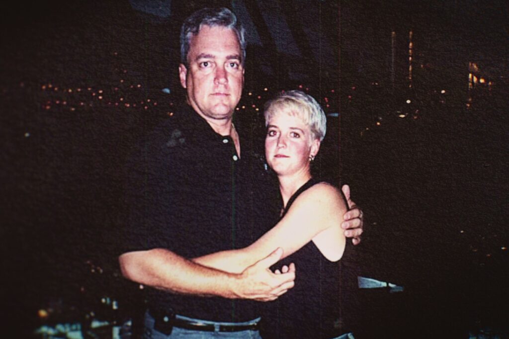 Amy Bradley with dad