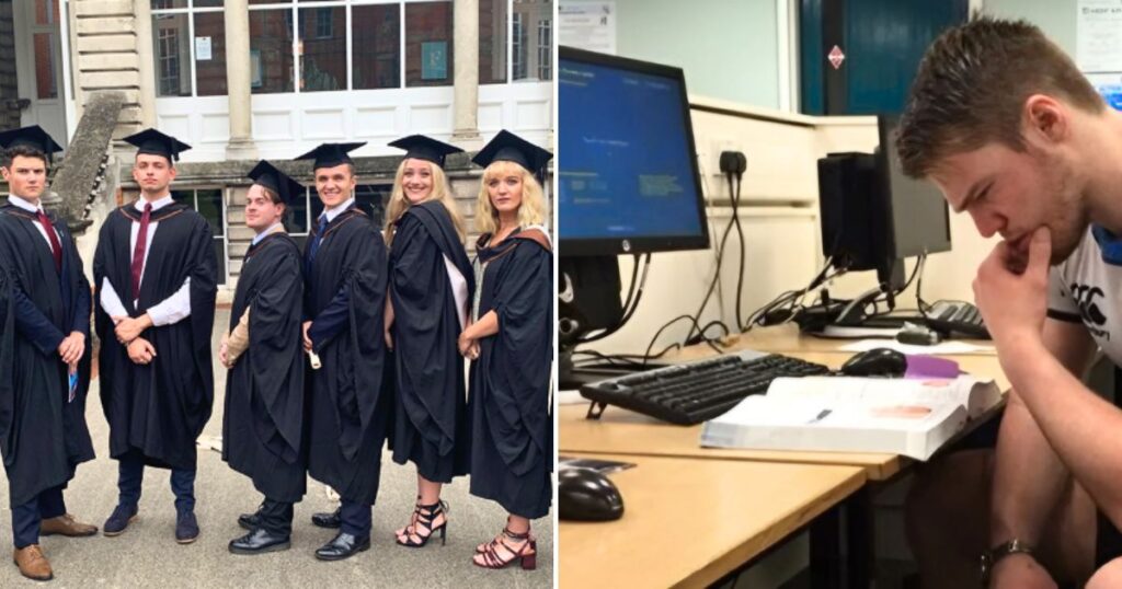 some university grads and then someone studying computer science by themselves