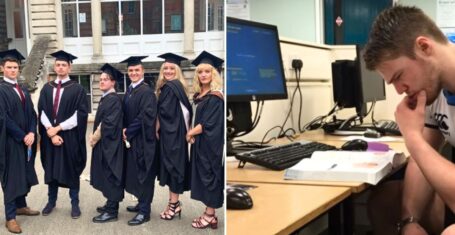 some university grads and then someone studying computer science by themselves