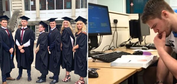 some university grads and then someone studying computer science by themselves