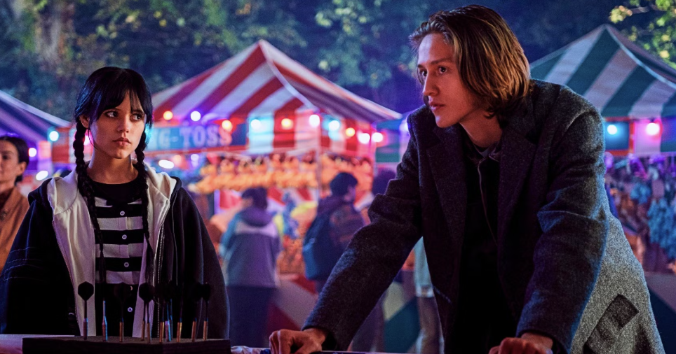 Percy Hynes White as Xavier in Wednesday on Netflix