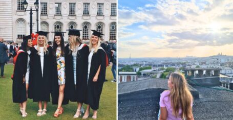 some grads at cardiff university and a student at the university of warwick