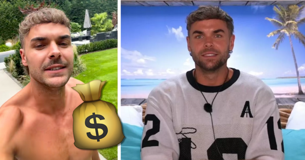 Harry from Love Island 2025 is rich