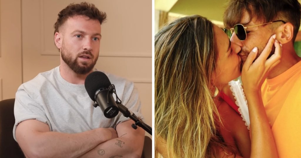 Sam Thompson, Zara McDermott and Louis Tomlinson