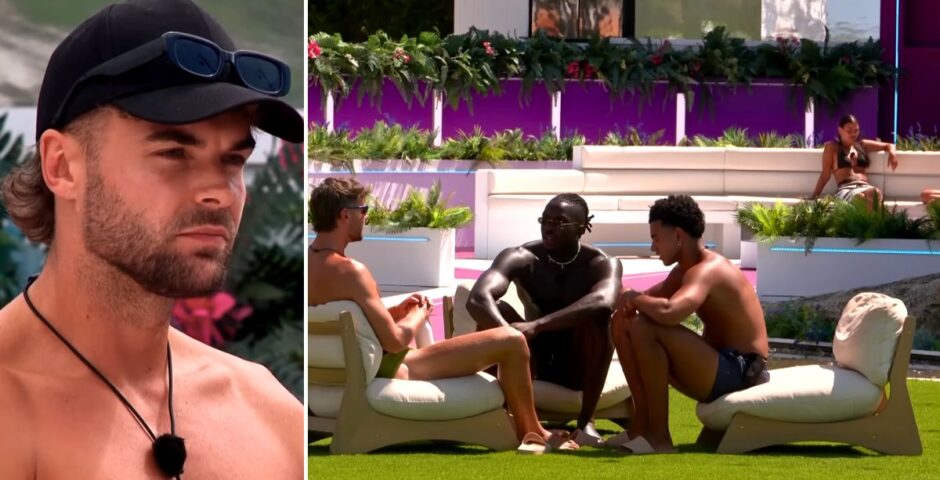 harry and emma and various other people in the love island 2025 villa