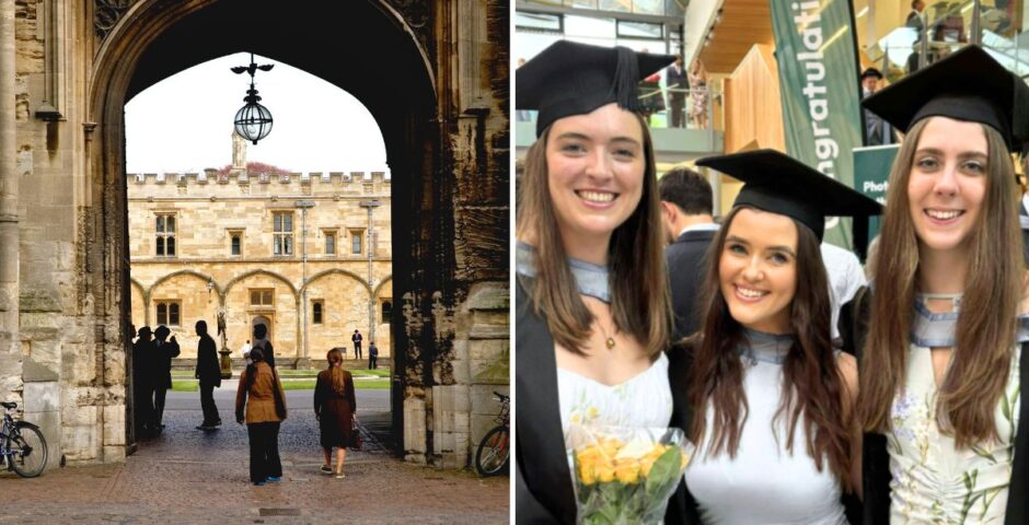 the university of oxford (one half of oxbridge) and then some grads from imperial college london