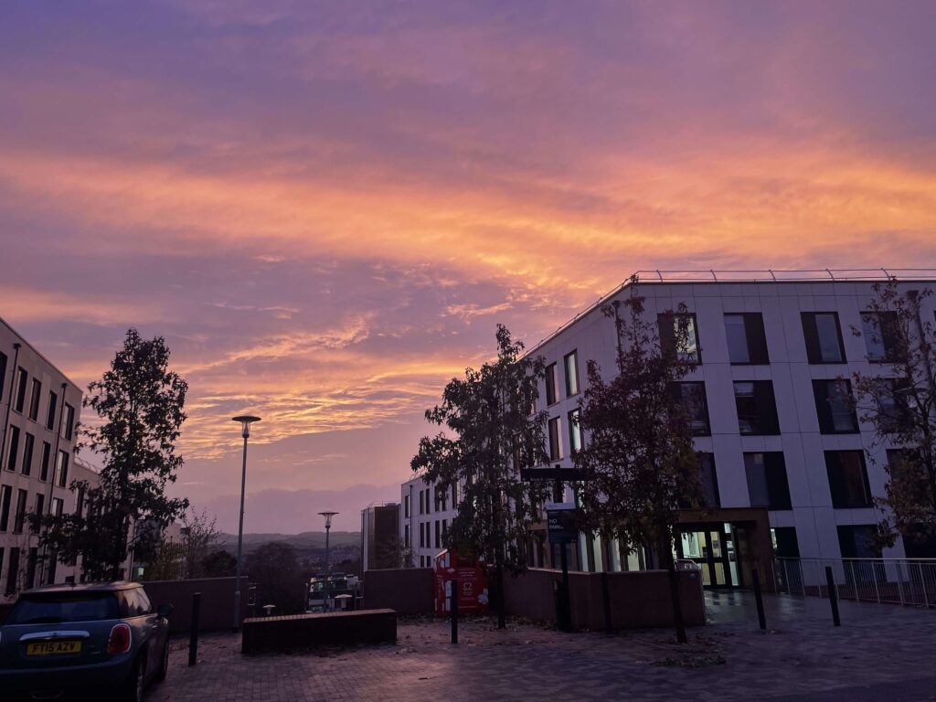 Sunset picture from East Park