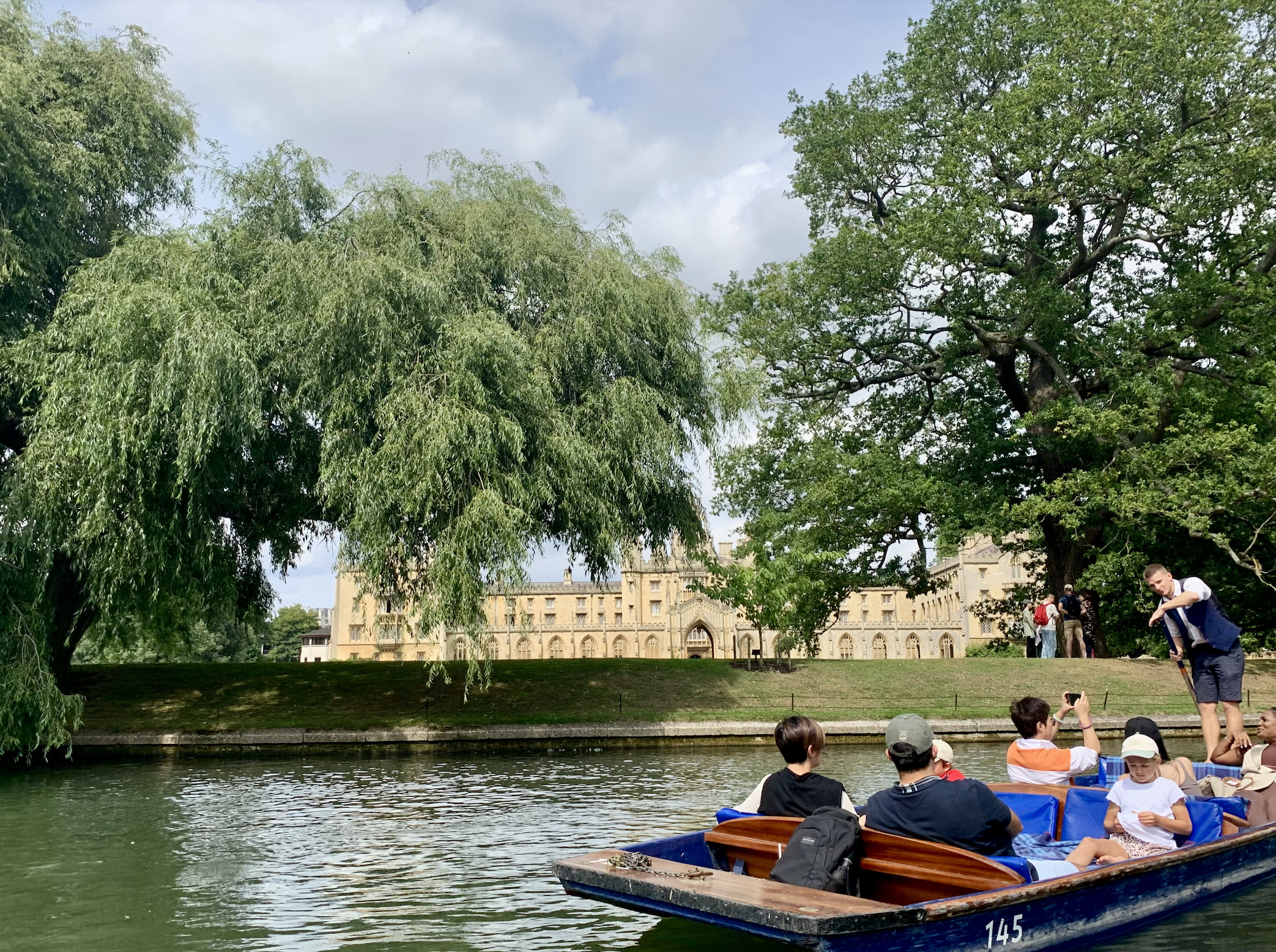 punts at the university of cambridge which still came third in the daily mail's rankings thank goodness