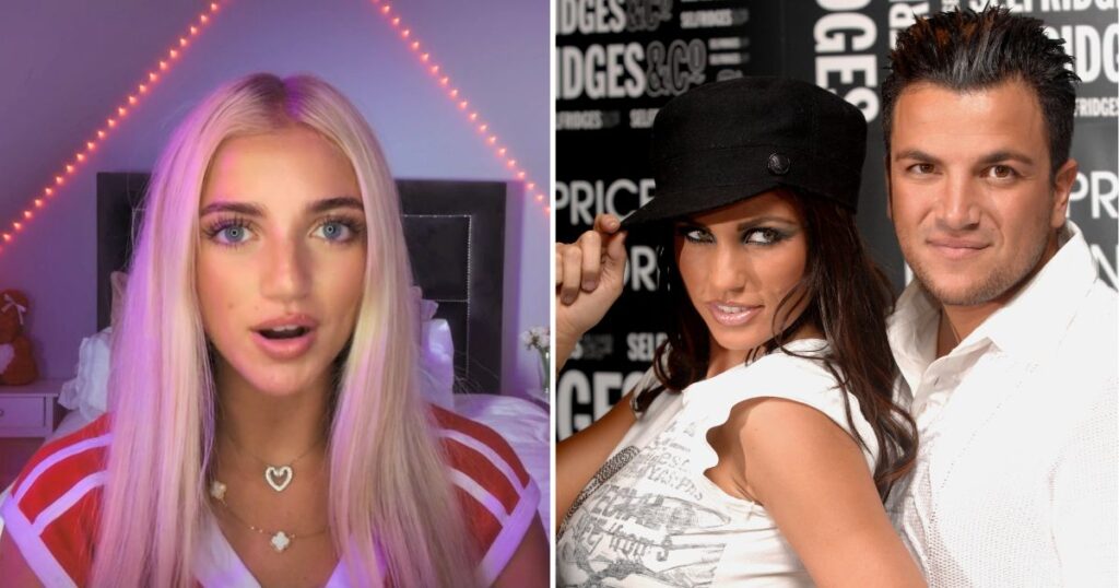 katie price peter andre and then their daughter princess andre