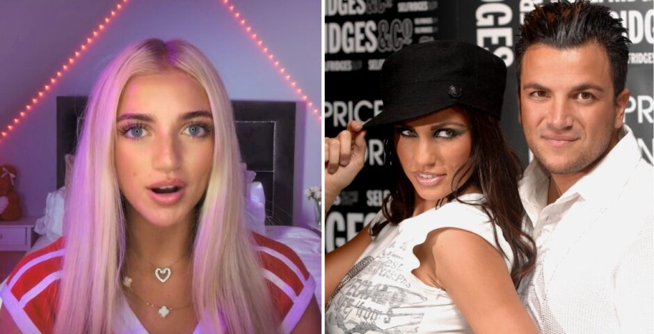 katie price peter andre and then their daughter princess andre