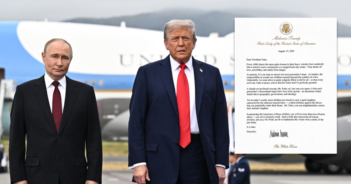 Donald Trump releases Melania's 'private' letter to Putin