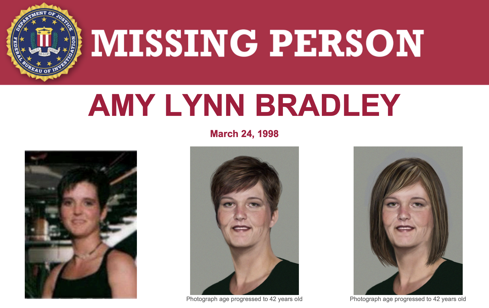Amy Bradley FBI update