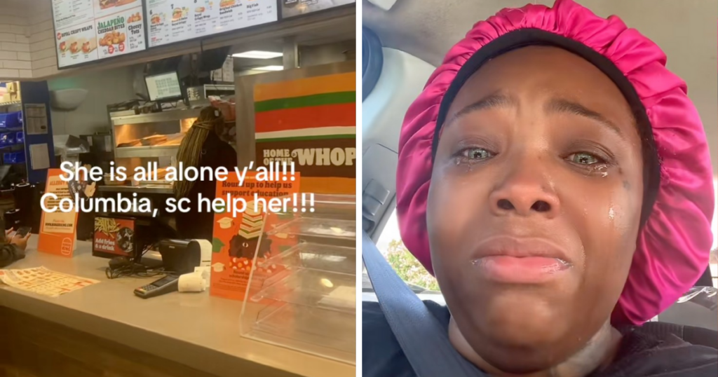 Burger King mom alone 12 hours fired