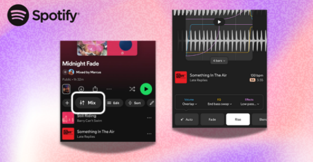 Spotify new playlist mix feature