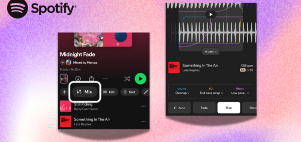 Spotify new playlist mix feature