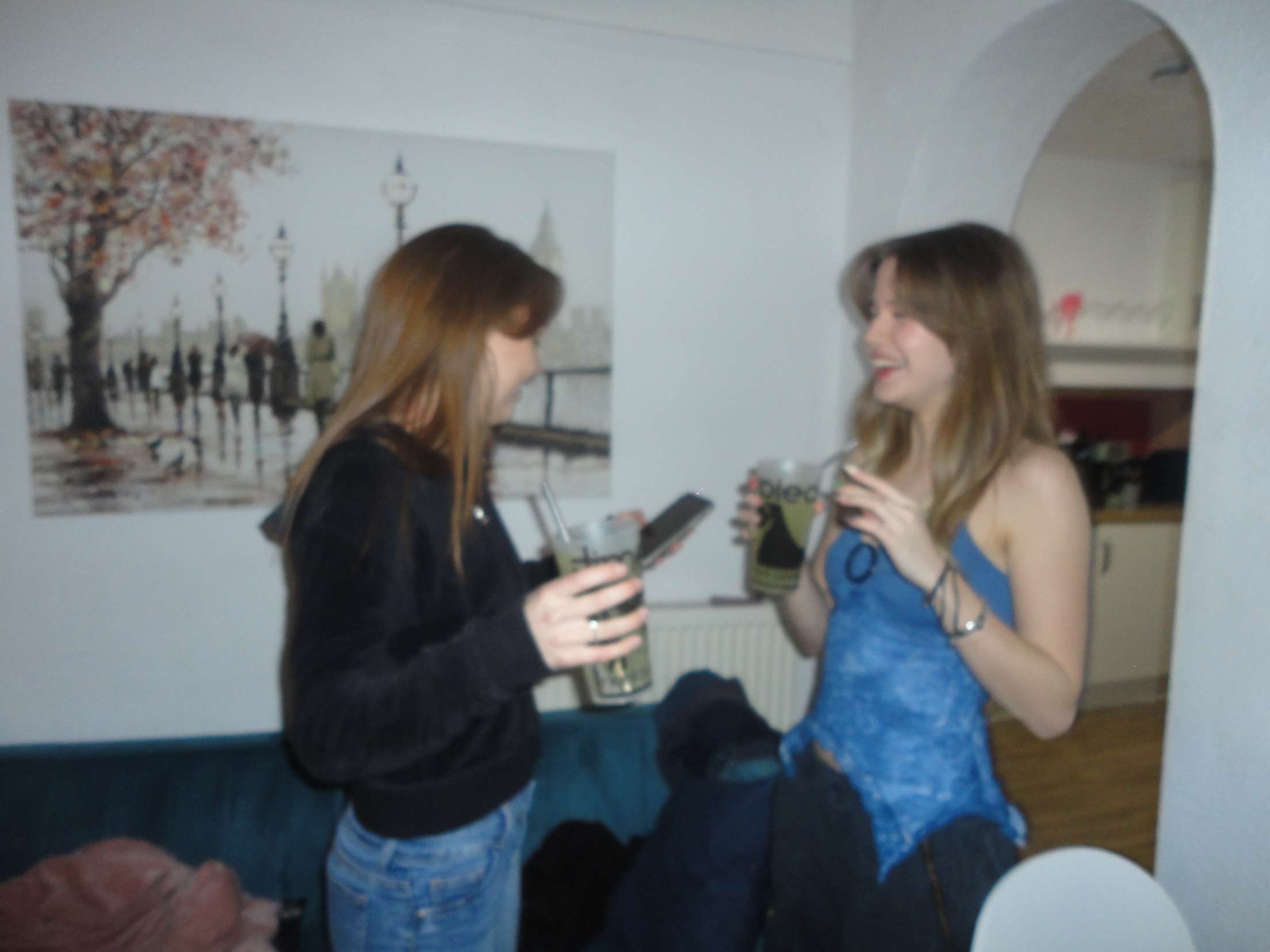 uni of exeter students maybe at a party in a house