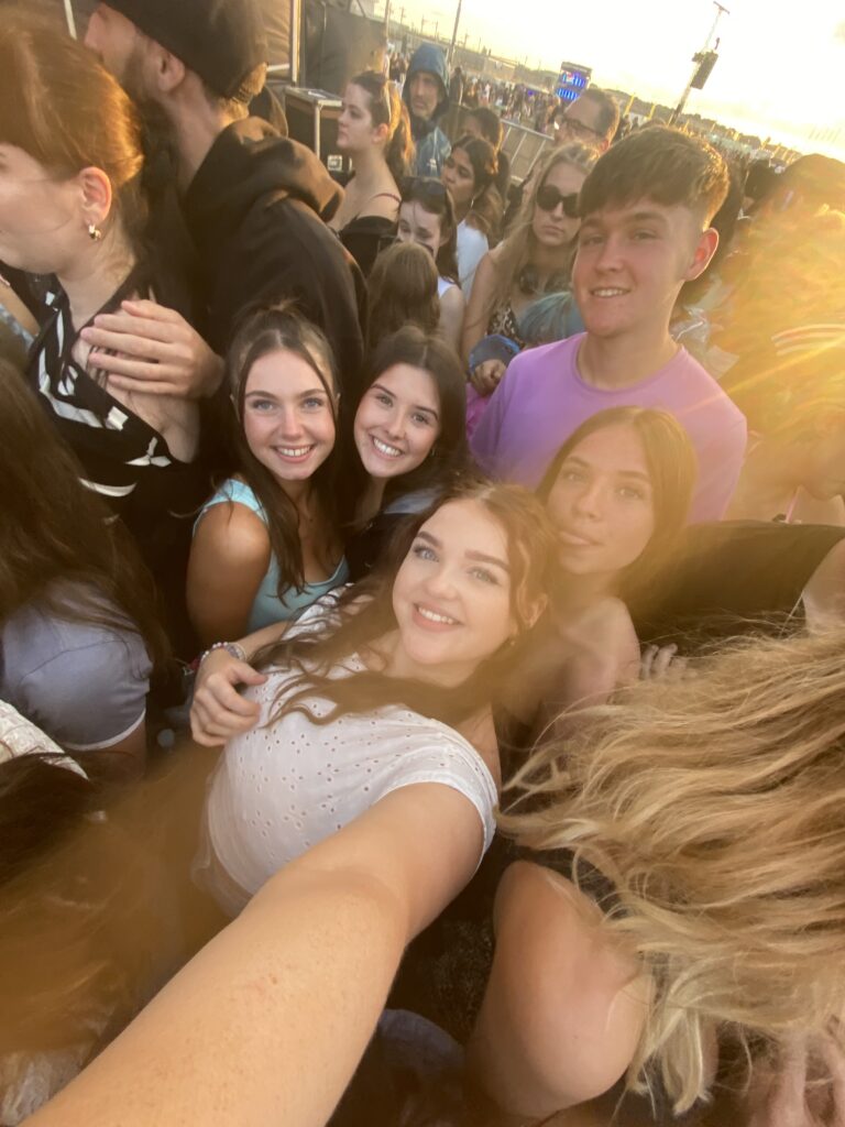 friends at a festival