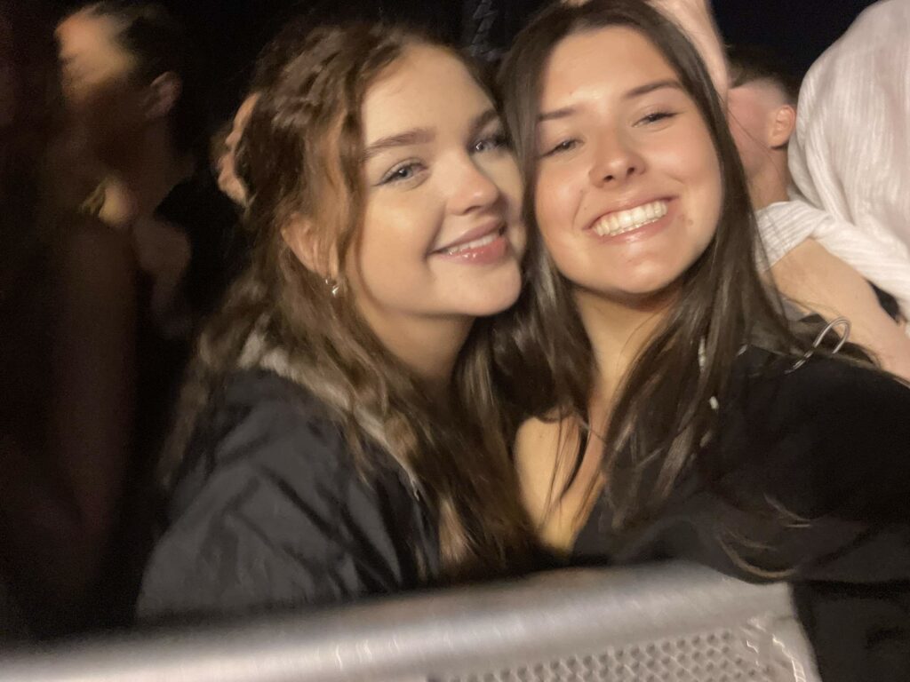 girls at a festival in the uk