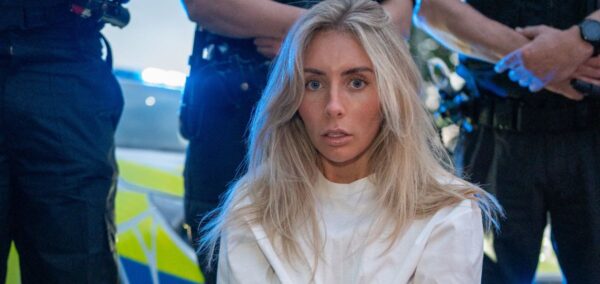 bonnie blue and a load of actors dressed as police