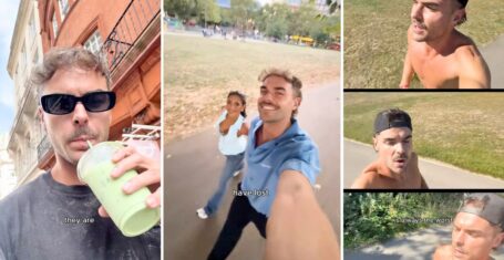 harry cooksley and shakira from love island in a tiktok vlog