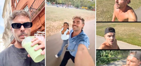 harry cooksley and shakira from love island in a tiktok vlog