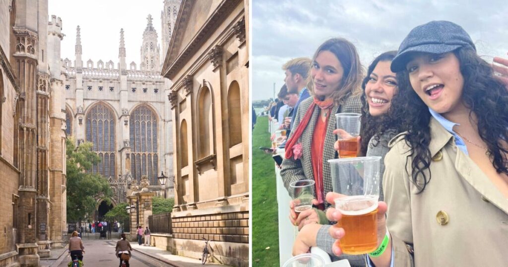 the university of cambridge which obvs is a russell group uni and then some uk uni students who i think are from exeter but i dont quite remember