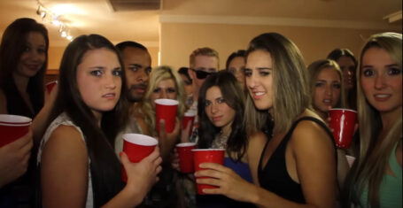 awkward party meme origin