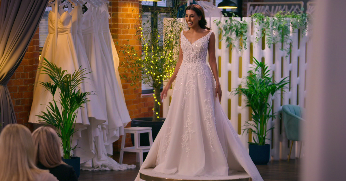 Love Is Blind UK season two wedding dress