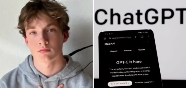 adam raine and an image of chatgpt an ai chatbot