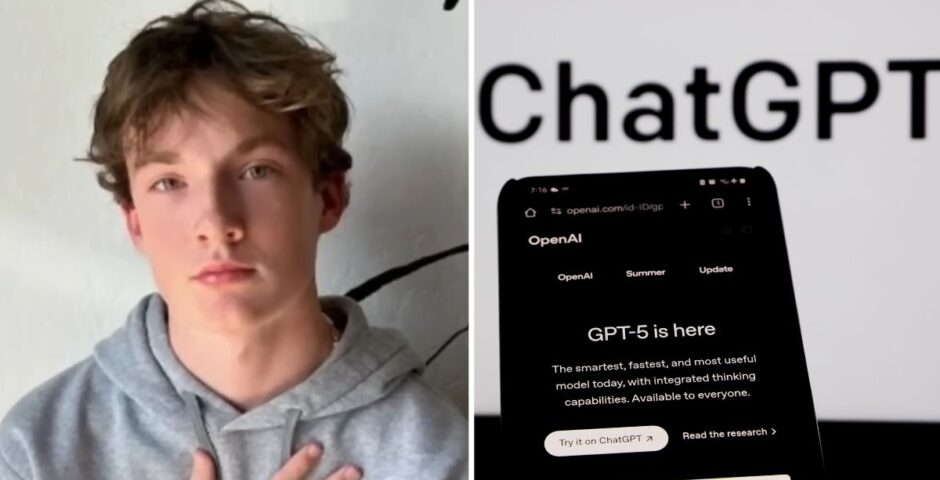 adam raine and an image of chatgpt an ai chatbot
