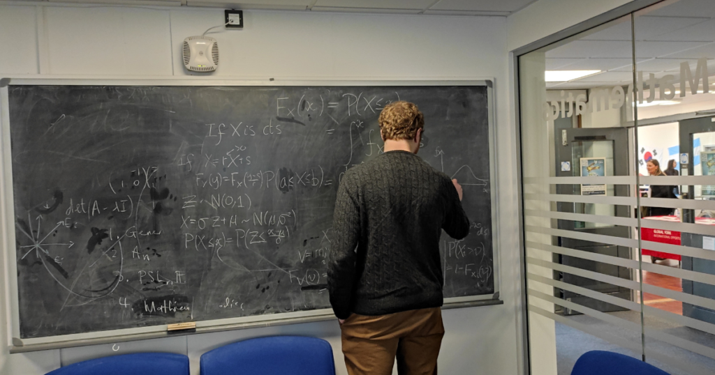 a lecturer on a maths course at the uni of york in the uk