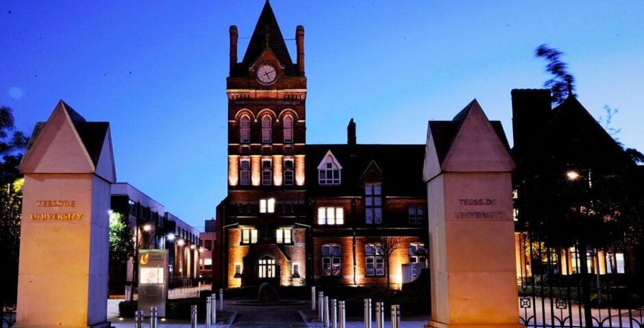 teesside university which is apparently one of the six best uk unis in 2025