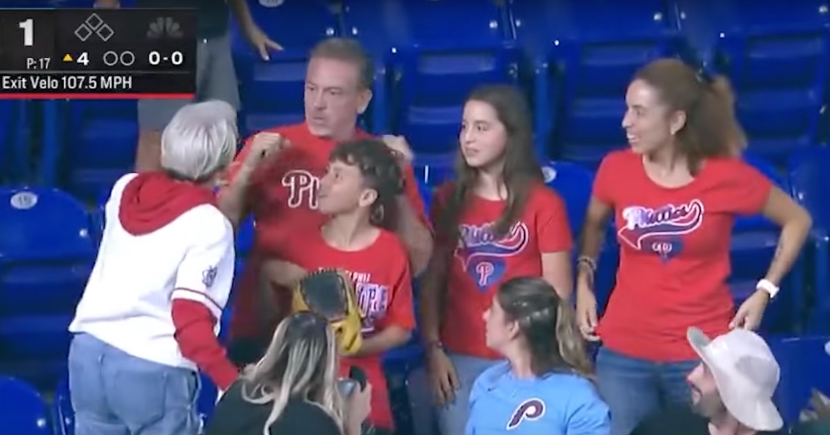 Viral baseball dad reveals why he gave 'Phillies Karen' the ball
