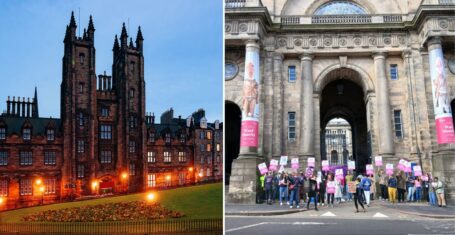 university of edinburgh one of the four uk unis where staff are striking in freshers' week 2025 over job cuts