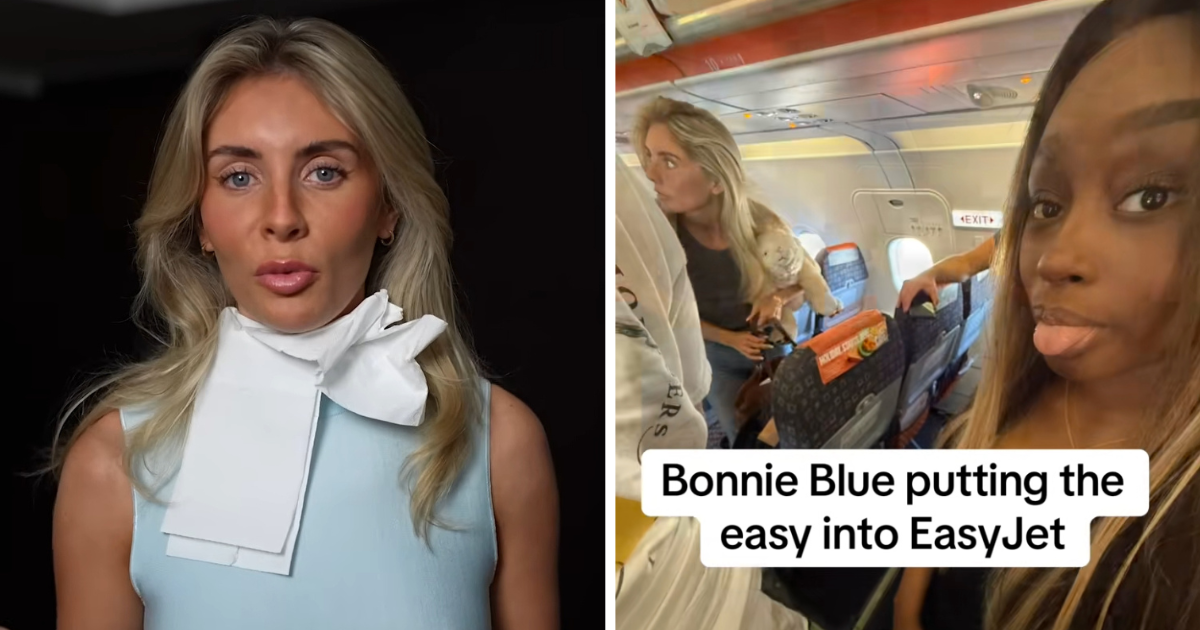 Woman saw Bonnie Blue on a plane, and everyone says one thing