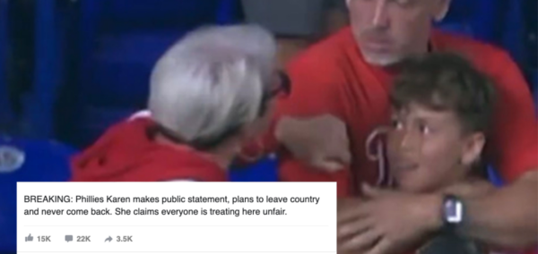 Phillies Karen FB post