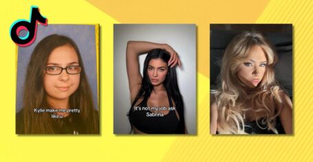 Kylie make me pretty TikTok trend