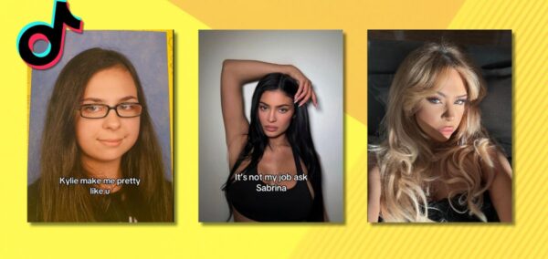 Kylie make me pretty TikTok trend