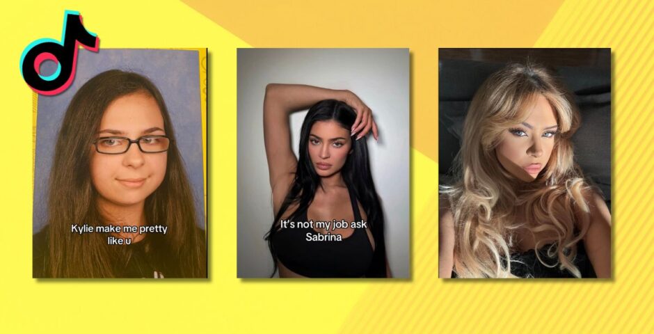 Kylie make me pretty TikTok trend