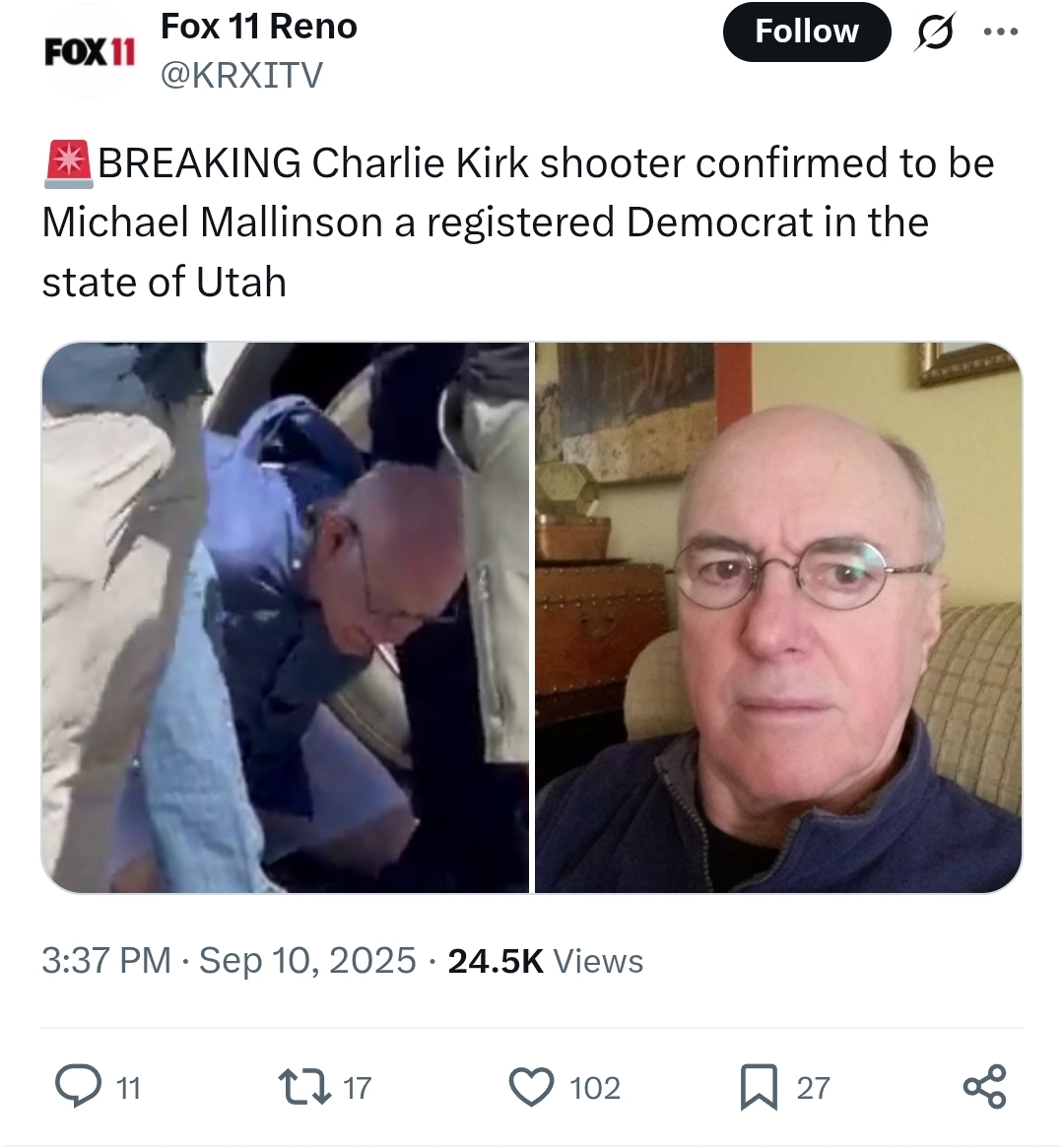 charlie kirk suspect