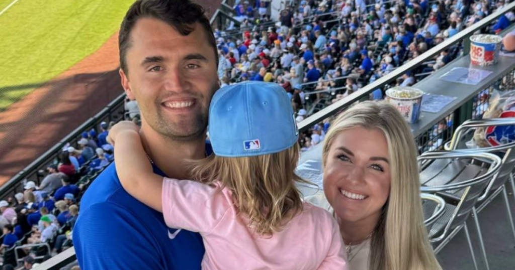 Charlie Kirk and his wife Erika