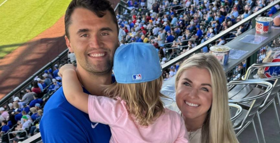 Charlie Kirk and his wife Erika