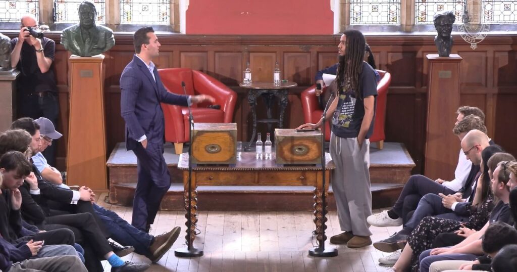 the university of oxford student george and charlie kirk